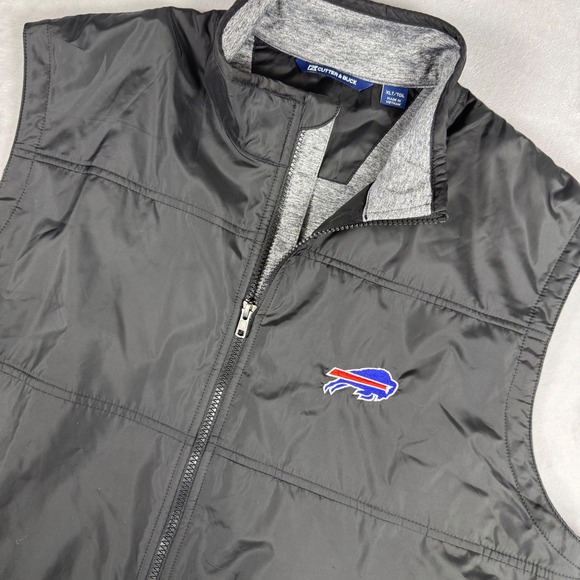Cutter & Buck Buffalo Bills Vest Mens XL/TG Full Zip Sleeveless Jacket - Picture 1 of 9